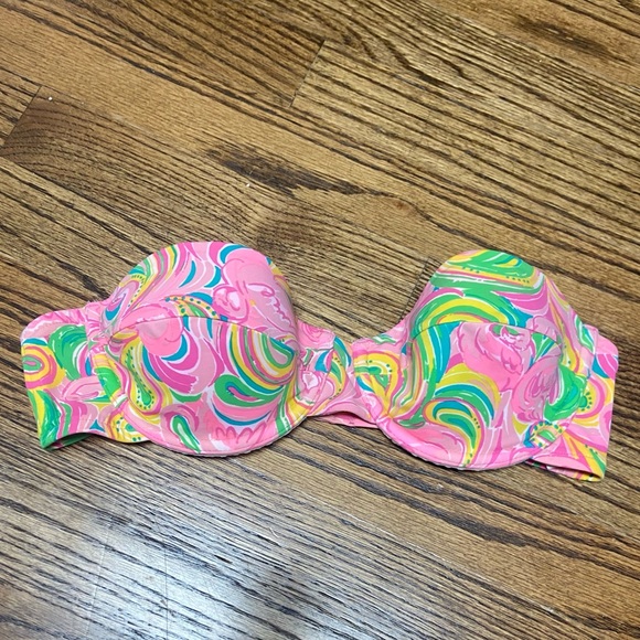 Lilly Pulitzer “All Nighter” Bikini Top Med - Picture 1 of 6